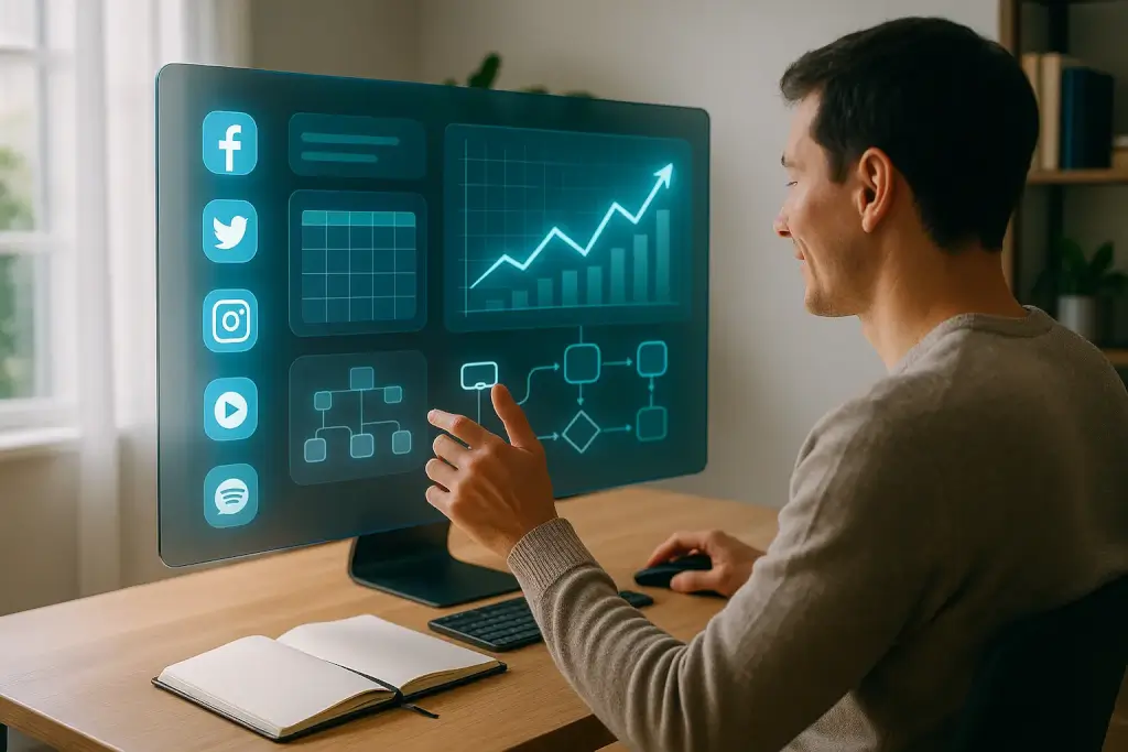 Automatisation réseaux sociaux : optimiser, garder l'humain 1 automatisation reseaux sociaux optimisation ia