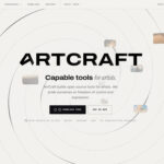 ArtCraft : le studio IA open source, et comment le télécharger 5 Page d'accueil d'ArtCraft sur getartcraft.com, avec les boutons Download free et Use on web.